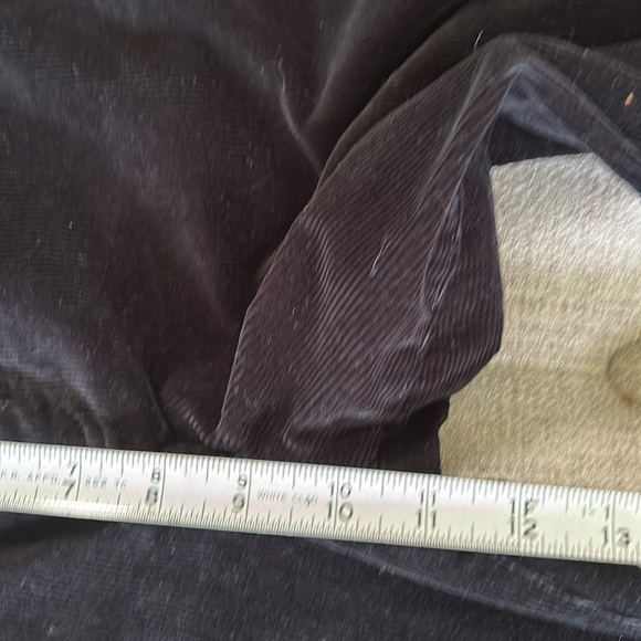 RALPH LAUREN, WOMENS BLACK, CORDUROY, WIDE LEG, PANT SIZE 8 - Picture 10 of 11